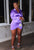Purple Rain Satin Dress