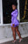 Purple Rain Satin Dress