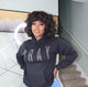 Rhinestone Pray Hoodie - Black