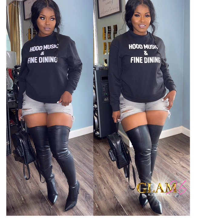 Hood Music & Fine Dinning - Sweatshirt