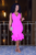 Angela Basset Ruffled Dress Pink